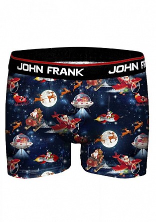 PÁNSKÉ VÁNOČNÍ BOXERKY JOHN FRANK JFBD10