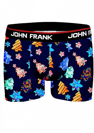 PÁNSKÉ VÁNOČNÍ BOXERKY JOHN FRANK JFBD21