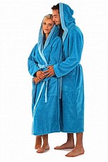 savý župan Vestis 3959 Tampa DUO 6330 tyrkys UNISEX