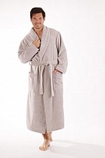 unisex savý župan Vestis 2149 Tampa 9151 šedá