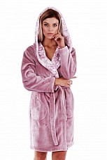 dámský župan Vestis 4856 FLORA 4353 mauve mist