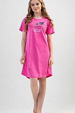 dámská noční košilka Vienetta Secret Moře růžová