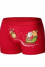 boxerky vánoční Cornette 007/67 Santa Sleigh